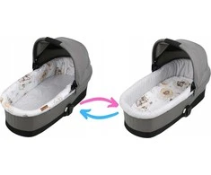 Babymam Vežimėlio lopšio komplektas, įdėklas ir čiužinio paklodė