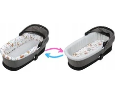 Babymam Vežimėlio lopšio komplektas, įdėklas ir čiužinio paklodė