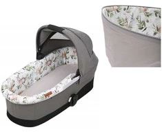 Babymam Vežimėlio lopšio komplektas, įdėklas ir čiužinio paklodė