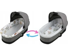 Babymam Vežimėlio lopšio komplektas, įdėklas ir čiužinio paklodė