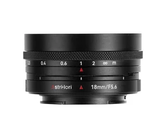 Kameros Objektyvas - AstrHori MF 18mm f/5.6 APS-C Shift Objektyvas Sony E-Mount, ±6 mm Perkėlimas, 76.8° FOV, Juodas