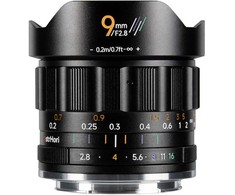 Kameros objektyvas - AstrHori MF 9 mm f/2.8 itin platus kampas objektyvas Sony E-mount