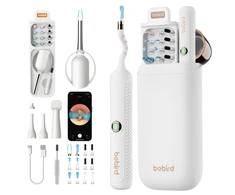 Sveikata ir asmeninė priežiūra - Bebird EarSight Plus R37R ausų valymo prietaisas su HD kamera, belaidis, baltas