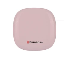 Kosmetinis Veidrodis - Humanas HS-PM01 LED Šviesa Reguliuojamas Intensyvumas 5x Didinimas Rožinė