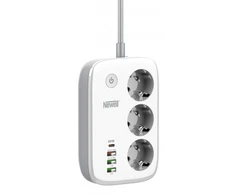 Išmanusis Maitinimo Pritaisas - Newell Power Office WiFi PD 30W 3 Lizdai 4 USB Prievadai