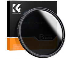 Objektyvo Filtras - K&amp;f Concept B Serijos Fader Nd2-400 82mm Pilkas Filtras