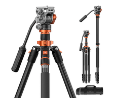 Fotoaparato trikojis K&amp;F Concept KF4384 su laisvai judančia galvute