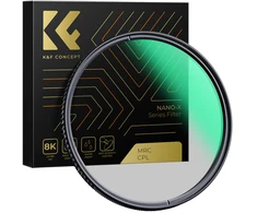 Cirkulinis filtras - K&amp;F Concept Nano-X MRC 86mm CPL filtras