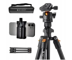 K&amp;F Concept Fotoaparato trikojis su profesionalia 3D galvute, KF09.101V1