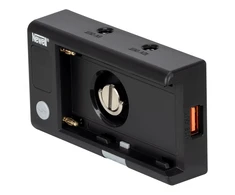 Adapteris - Newell DC-USB Universalus adapteris NP-F baterijoms, LCD ekranui