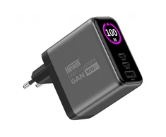 Maitinimo šaltinis - Newell GaN 100 W TFT įkroviklis (100W, 2x USB-C, 1x USB-A)
