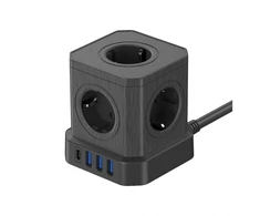 Newell GaN Power Cube 9in1 - juodas