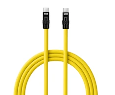 USB-C Laidas - Newell USB-C 100W Greito Įkrovimo Laidas 2m Silikoninis Geltonas-Juodas