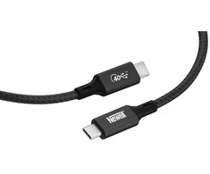 USB Kabelis - Newell USB-C 4.0 1m 40Gbps 100W Grafitas