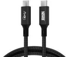 USB Kabelis - Newell USB-C 4.0 1m 40Gbps 100W Grafitas