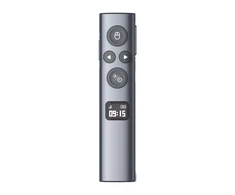 Prezentacijos Nuotolinio Valdymo Pultas - Norwii N95s BLE Bevielis Pristatymo Pultas, 100m Nuotolis, OLED Ekranas, Juodas