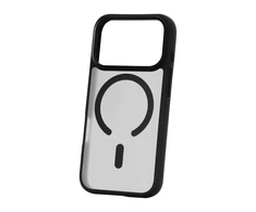 Dėklas - Roobix Dusky MagSafe Dėklas iPhone 17 Pro TPU, PC, Matinė Juoda