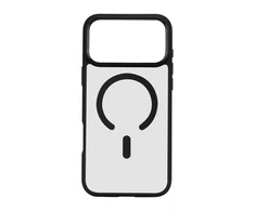 Dėklas - Roobix Dusky MagSafe Dėklas iPhone 17 Pro Max TPU, PC Matinė Juoda