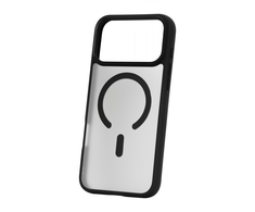 Dėklas - Roobix Dusky MagSafe Dėklas iPhone 17 Pro Max TPU, PC Matinė Juoda