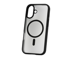 Dėklas - Roobix Dusky MagSafe Dėklas iPhone 17 TPU, atsparus smūgiams, matinė juoda