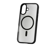 Dėklas - Roobix Dusky MagSafe Dėklas iPhone 17 TPU, atsparus smūgiams, matinė juoda