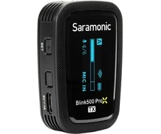 Mikrofono Siųstuvas - Saramonic Blink500 ProX TX 100m Nuotolis 10h Baterijos Gyvavimo Trukmė OLED Ekranas