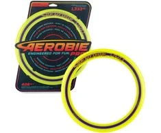 Aerobie Pro frisbio metimo lankas geltonas 33 cm Spin Master