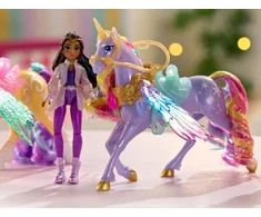 Vienaragžių akademija: Sparnų magija. Rinkinys su lėle Sophia ir vienaragio figura Wildstar + aksesuarai Unicorn Academy Wing Magic