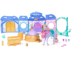 Spin Master Unicorn Vienaragio akademijos „Žvaigždžių švytėjimo“ fontanas „Laukinės žvaigždės“ figūrėlė + vienaragio priedai, Academy, šviesa ir garsas