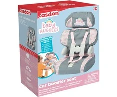 Casdon Baby Huggles Automobilinė kėdutė lėlei, pilkos spalvos