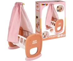 Smoby Baby Nurse lopšys su baldakimu
