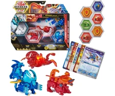 Bakugan Legends Battle Rinkinys Kolekcionieriaus mūšio rinkinio rinkinys cikloidas + 5 figūrėlės ir kortelės