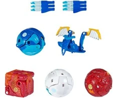 Bakugan Legends Battle Rinkinys Kolekcionieriaus mūšio rinkinio rinkinys cikloidas + 5 figūrėlės ir kortelės