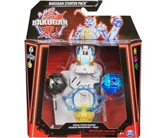 Bakugan Pradedančiųjų rinkinys 3 figurki kolekcjonerskie Atak Specjalny Mantid Titanium Dragonoid Trox Spin Master