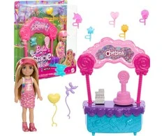 Barbie Chelsea Skirtas šviesiems plaukams lėlės ledinukų stovas