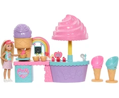 Mattel Lėlė Barbie Chelsea su ledų gaminimo mašina ir aksesuarais