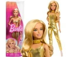 Mattel BARBIE madistė aukso spalvos kostiumu (HRH19)