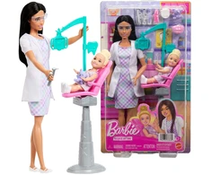 Mattel Lėlė Barbie dantistė brunetė rinkinys 2