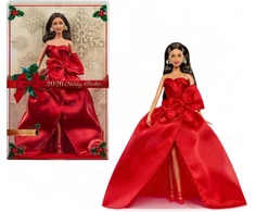 Mattel Barbie Signature Świąteczna Lėlė Kolekcjonerska 2026 szatynka w czerwonej sukni 6+