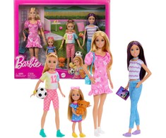 Barbie Siostry Rinkinys 4 lalek Skipper Stacie Chelsea + priedai