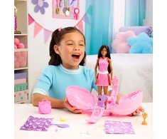 Mattel Barbie teniso žaidėjo lėlė su kamuoliukų mėtymo įrankiu JMY56