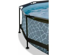 Karkasinis baseinas su stogeliu ir filtru Exit Stone 300x76cm