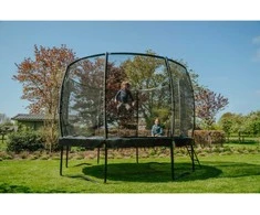 EXIT Allure Premium trampoline ø366cm - juodas