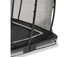 EXIT Allure Premium ground trampoline 214x366cm - juodas