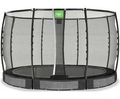EXIT Allure Premium ground trampoline ø366cm - juodas