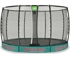 EXIT Allure Premium ground trampoline ø366cm - žalias