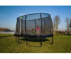 EXIT Allure Premium trampoline 244x427cm - žalias