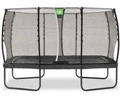 EXIT Allure Classic trampoline 214x366cm - juodas