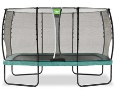 EXIT Allure Classic trampoline 214x366cm - žalias