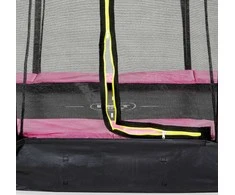 Įkasamas batutas su tinklu Exit Silhouette 244cm - Rožinis